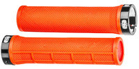 Gripy LOCK-ON se šroubovacími objímkami a menší tl. úchopu, OXFORD (červené, délka 130 mm, 1 pár)