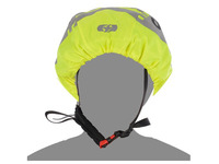 Reflexní obal/pláštěnka na přilby BRIGHT CAP, OXFORD (žlutá fluo/reflexní prvky)