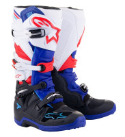 Boty TECH 7, ALPINESTARS (černá/tmavě modrá/červená/bílá) 2024