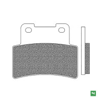 Brzdové destičky, NEWFREN (PŘEDNÍ - směs SCOOTER ELITE ORGANIC) 2 ks v balení
