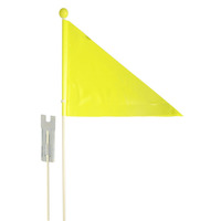 Reflexní vlajka, OXFORD (žlutá fluo, délka kordu 1,5 m)
