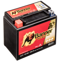 Baterie gelová 12V, YTX12-BS, 10Ah, 165A, BANNER Bike Bull GEL 150x87x130