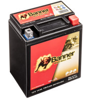 Baterie gelová 12V, YTX14AHL-BS/YB14L-A2, 14Ah, 190A, BANNER Bike Bull GEL 134x89x166