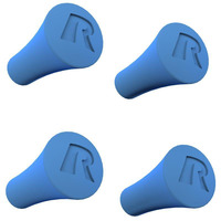 Náhradní gumové koncovky pro držáky X-Ggrip, 4ks,(modré) RAM Mounts