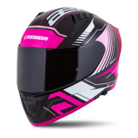 Přilba Aero Drome, CASSIDA (černá met./růžová/bílá) 2026