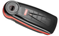 Zámek na kotoučovou brzdu s alarmem Detecto 7000 RS1 (trn 3 x 5 mm), ABUS (logo red)