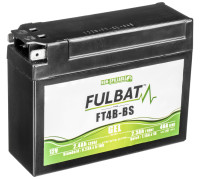 Baterie 12V, YT4B-BS GEL, 12V, 2.3Ah, 40A, bezúdržbová GEL technologie 113x38x85 FULBAT (aktivovaná ve výrobě)