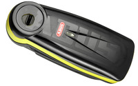Zámek na kotoučovou brzdu s alarmem Detecto 7000 RS1 (trn 3 x 5 mm), ABUS (černá,žlutá)