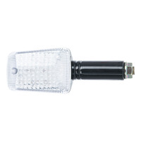 Blinkr LED hranatý krátký, OXFORD (čiré sklíčko, černý plášť, pár)