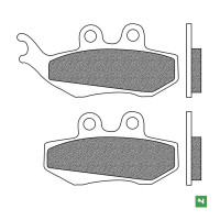 Brzdové destičky, NEWFREN (směs SCOOTER ELITE ORGANIC) 2 ks v balení