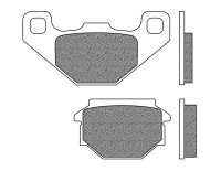 Brzdové destičky, NEWFREN (směs ROAD TOURING ORGANIC) 2 ks v balení