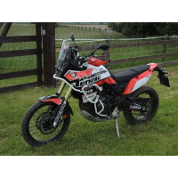 Padací rámy RD Moto CF140W Yamaha Ténéré 700 ´19-23´ - spodní + vrchní - bílé