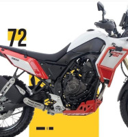 Hliníkové padací rámy Crosspro YAMAHA XTZ 690 TENERE 700 (EURO 4 + EURO 5) červené 