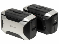 Boční kufry Hepco Becker Xcore C-Bow 2x18l černo stříbrné