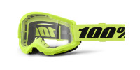 STRATA 2 NEW, brýle 100% neon žluté, čiré plexi