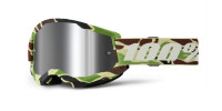 STRATA 2 NEW, brýle 100% War Camo, čiré plexi