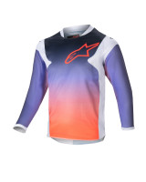 Dres RACER HOEN KIDS, ALPINESTARS, dětský (světle šedá/gradient/černá) 2024