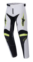 Kalhoty RACER LUCENT, ALPINESTARS, dětské (bílá/černá/žlutá fluo) 2024