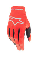 Rukavice RADAR, ALPINESTARS, dětské (červená/stříbrná) 2026