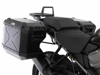 Sada nosičů a černých kufrů Hepco Becker Cutout včetně sady Xplorer Cutout pro Harley Davidson Pan America (2021-)