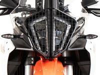 Ochranná mřížka světla černá pro KTM 890 Adventure / R / Rally (2023-)