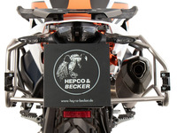 Boční nosič s výřezem Hepco Becker pro kufry Xplorer cutout case 40/37 pro KTM 890 Adventure / R / Rally (2023-)