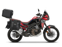 Kompletní sada sedlových brašen SHAD TERRA TR40 a  černého hliníkového 37L topcase, včetně montážní sady SHAD HONDA CRF 1100 Africa Twin