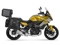 Kompletní sada sedlových brašen SHAD TERRA TR40 a  černého hliníkového 37L topcase, včetně montážní sady SHAD BMW F 900 XR