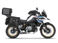 Kompletní sada sedlových brašen SHAD TERRA TR40 a  černého hliníkového 37L topcase, včetně montážní sady SHAD BMW F750 GS / F850 GS