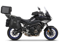 Kompletní sada sedlových brašen SHAD TERRA TR40 a  černého hliníkového 48L topcase, včetně montážní sady SHAD YAMAHA MT-09 Tracer / Tracer 900