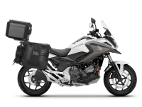 Kompletní sada sedlových brašen SHAD TERRA TR40 a  černého hliníkového 48L topcase, včetně montážní sady SHAD HONDA NC 750 X