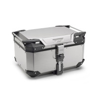 OBKE58A stříbrný horní kufr GIVI Trekker Outback EVO hliníkový (Monokey topcase), objem 58 ltr.
