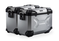 Yamaha Tracer 9 (20-) - sada bočních kufrů TRAX Adventure 45 l s nosičem - stříbrné KFT.06.921.70100/S