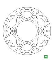 Brzdový kotouč plovoucí zvětšený 270 mm, NEWFREN