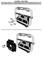 Montážní kit pro box Kappa KS250 KTL3112KIT pro KLR3105 SUZUKI DL 1000 V Strom (17-19), SUZUKI DL 650 V Strom (17-19)