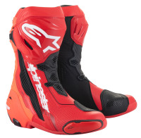 Boty SUPERTECH R, ALPINESTARS (červená fluo/červená) 2026