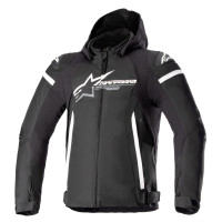 Bunda ZACA WATERPROOF, ALPINESTARS (černá/bílá) 2026