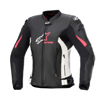Bunda STELLA GP PLUS 4, ALPINESTARS, dámská (černá/bílá/růžová) 2026