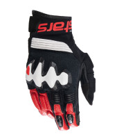Rukavice HALO, ALPINESTARS (černá/bílá/červená) 2026