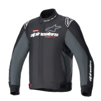 Bunda MONZA SPORT, ALPINESTARS (černá/tmavě šedá/červená/bílá) 2026