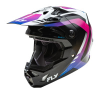 Přilba FORMULA CP, FLY RACING - USA (bílá/černá/fialová)