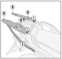 SR1201 nosič horního kufru GIVI pro Honda XL 750 Transalp (23), pro MONOLOCK i MONOKEY