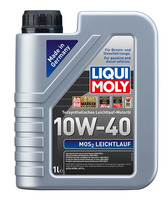 LIQUI MOLY MoS2 Leichtlauf 10W-40, polosyntetický motorový olej 1 l