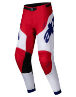 Kalhoty RACER VEIL, ALPINESTARS (červená/bílá) 2025