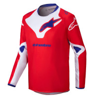 Dres RACER VEIL, ALPINESTARS, dětský (červená/bílá) 2025