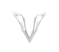 Kryt bradové ventilace pro přilbu WRAAAP, AIROH (bílý matný)