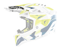 Kšilt pro přilbu AVIATOR 3, AIROH (Spin - žluto modro lesklý)