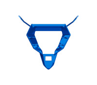 Základ (rám) bradové ventilace pro přilbu TWIST 3, AIROH (Dizzy - modrý lesklý)