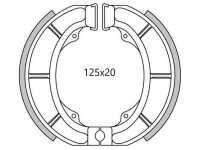 Brzdové obložení (standardní materiál) NEWFREN (2 ks v balení)