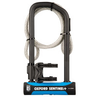 Zámek U profil SENTINEL PRO DUO, OXFORD (177 x 320 mm, vč. lanka 1,2 m/12 mm)